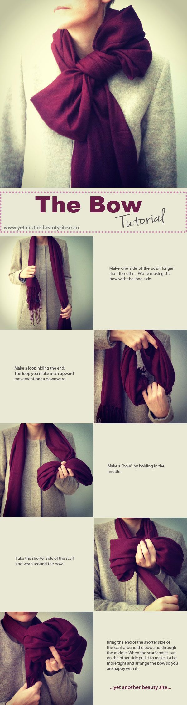 LOVE – the bow scarf tie
