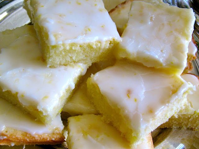 Lemon Brownies…these were delicious!
