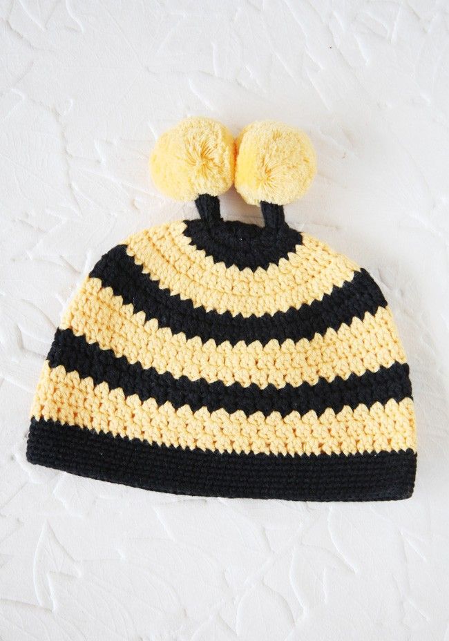 Little Bee Crochet Hat