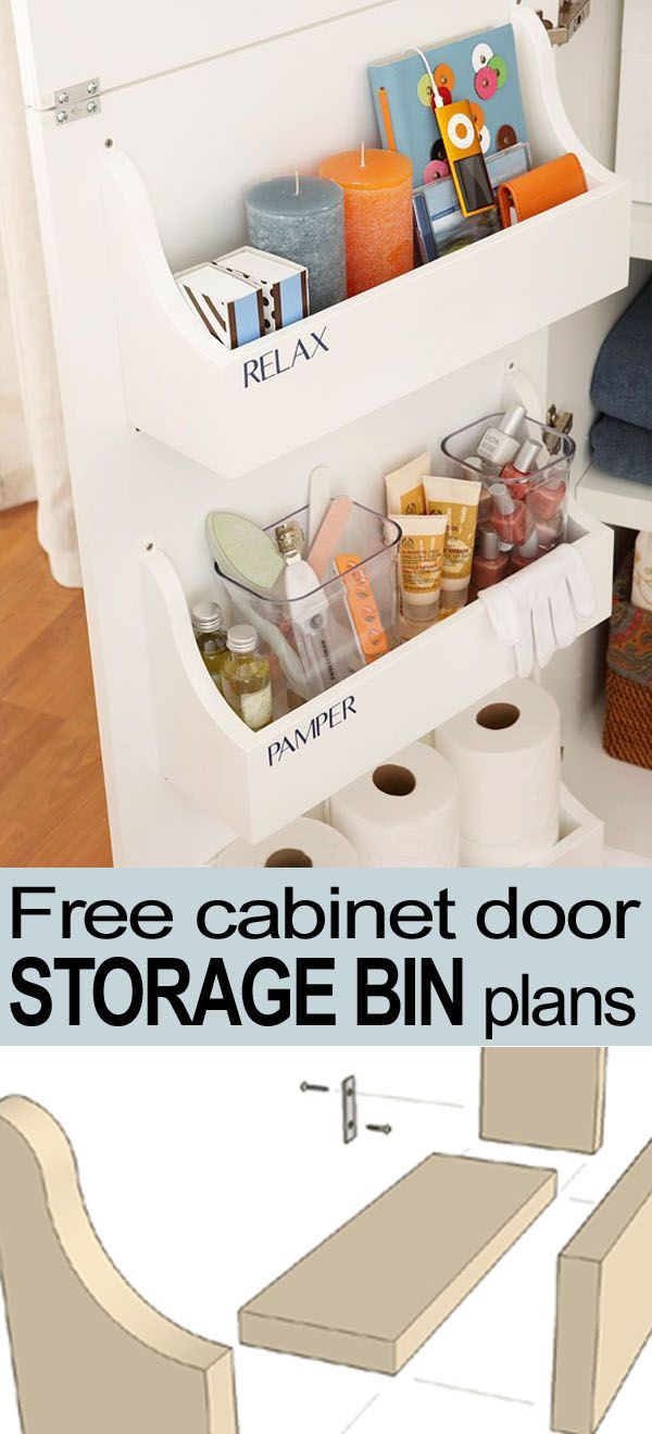 Love these storage bins as seen on BHG?  So do I here are some plans to make you