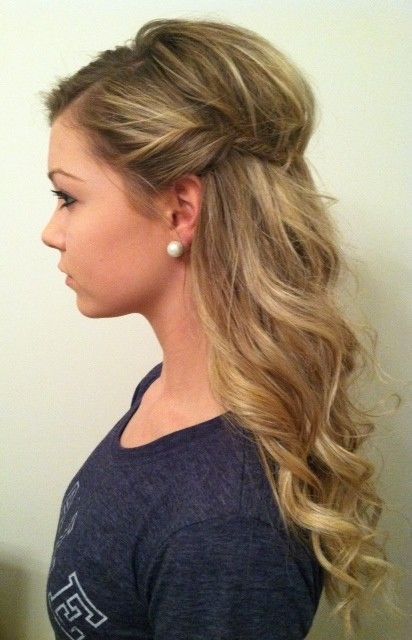 Love this hair style..twisted, teased, curled