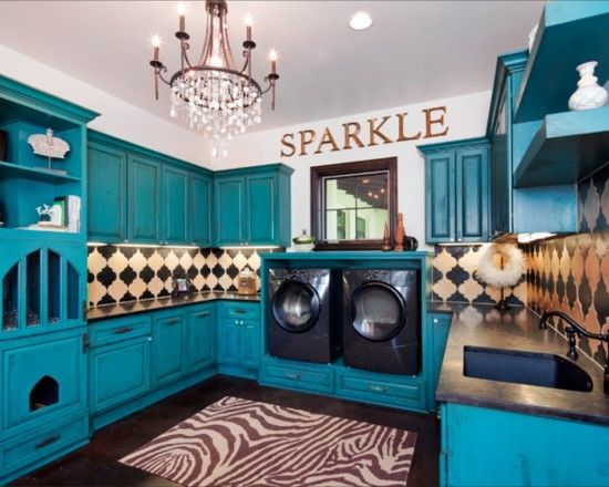 Love this laundry room