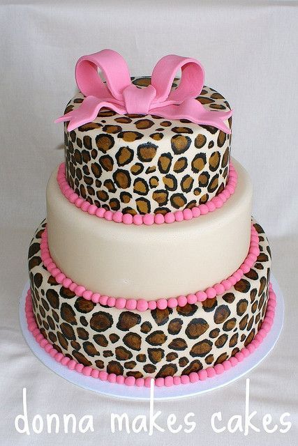 Maybe a 1st birthday party cake for a little girl?? Or even a baby shower cake?