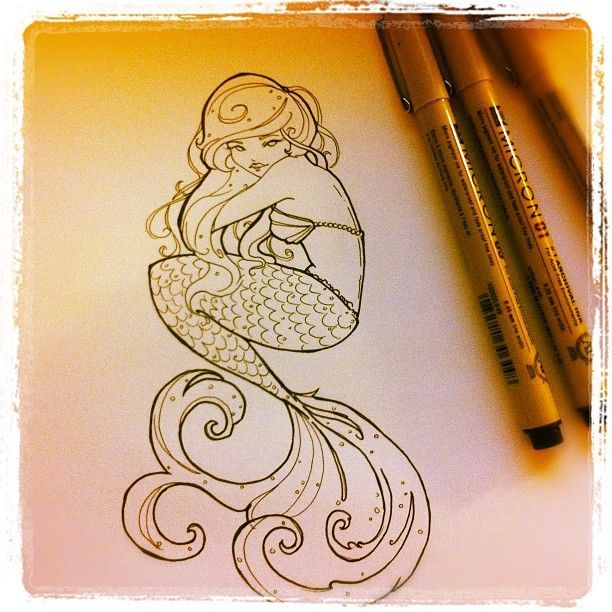 Mermaid Tattoo by Shimakotodo