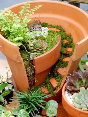 Miniature Garden in a Pot