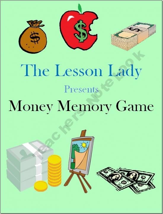 Money Themed Memory Game