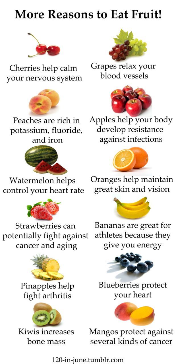 More reasons to eat fruit!