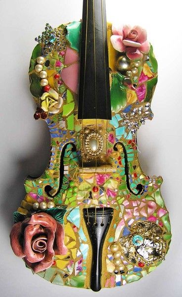 Mosaic Violin.