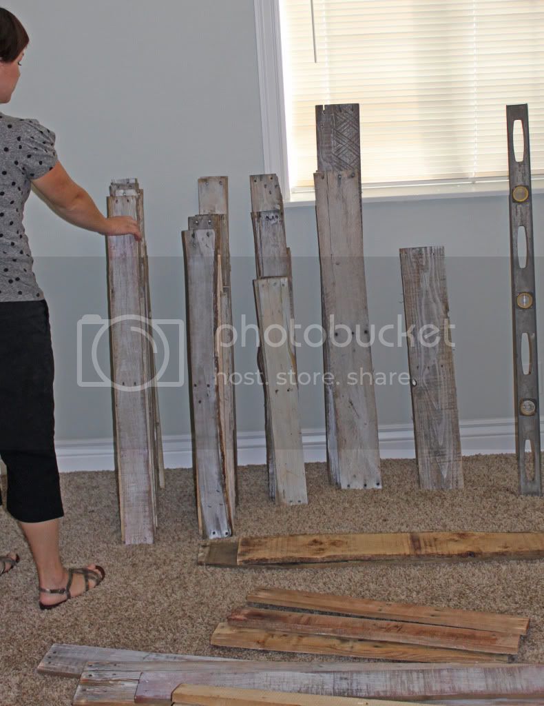 Pallet headboard project