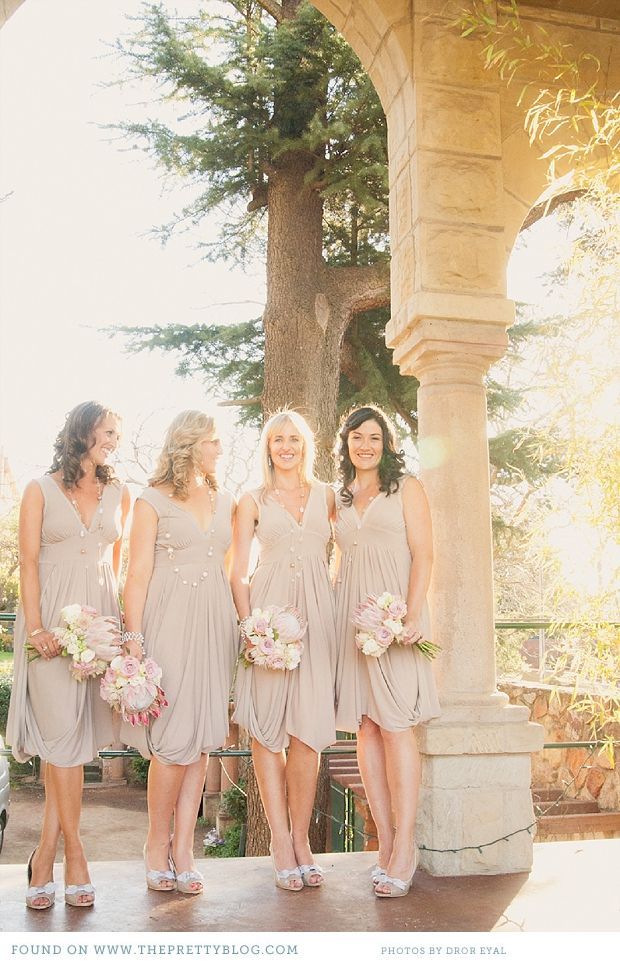 Pastel bridesmaid dresses