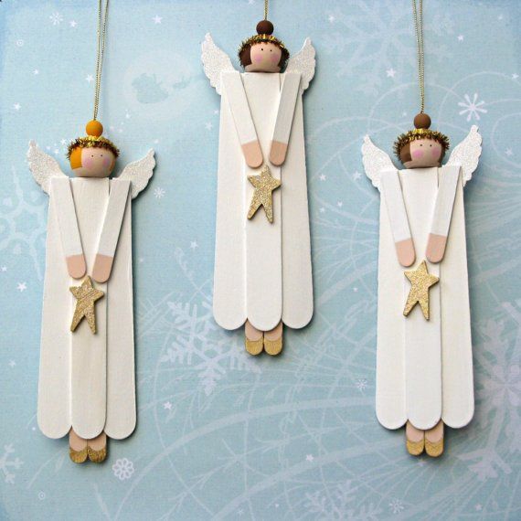 Popsicle Stick Angels