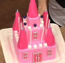 Princess castle cake – How to make a birthday castle cake
