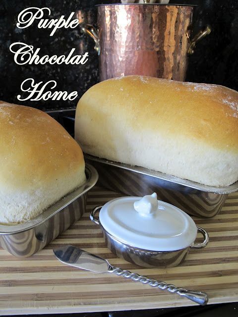 Purple Chocolat Home: Best Homemade White Bread Loaf