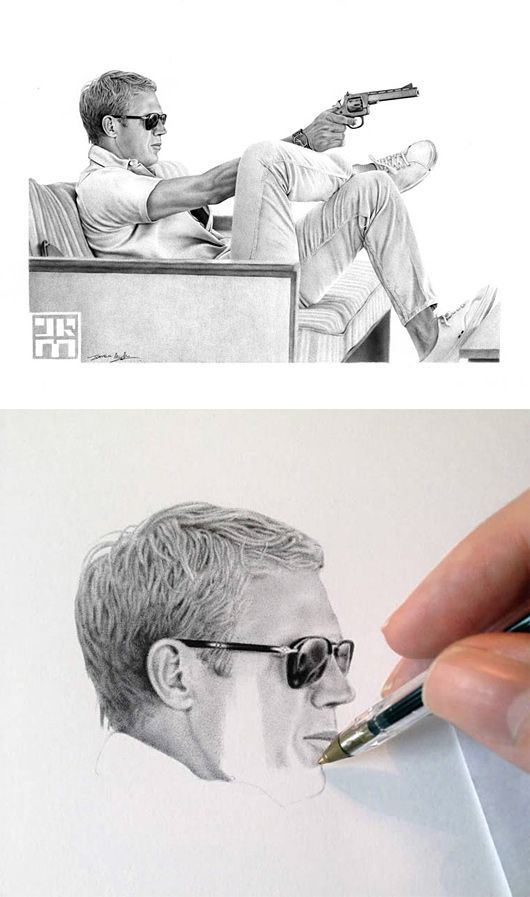 Realistic Ballpoint Pen Drawings by James Mylne