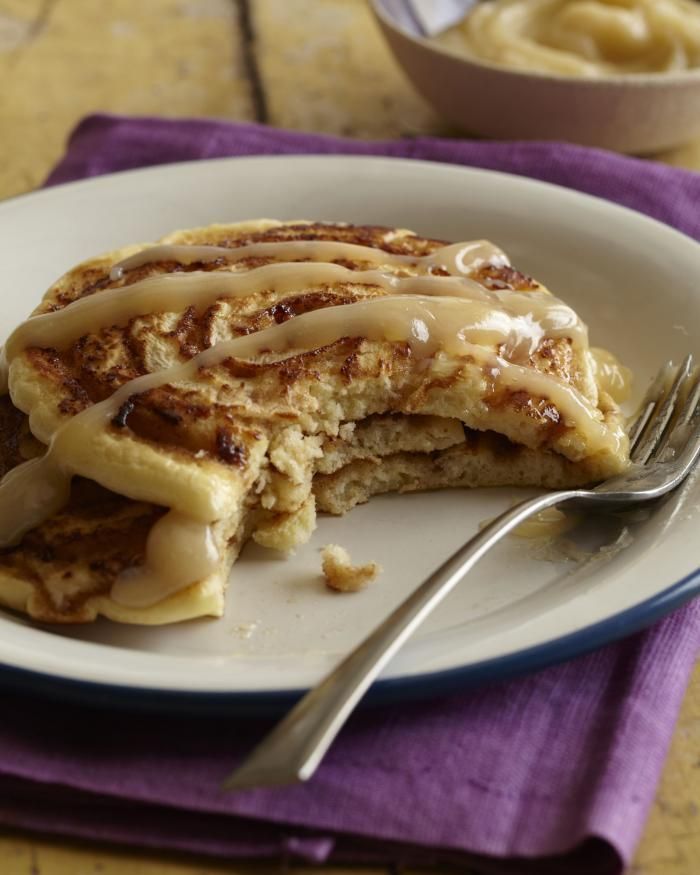 Recipe Girl’s Cinnamon Roll Pancakes