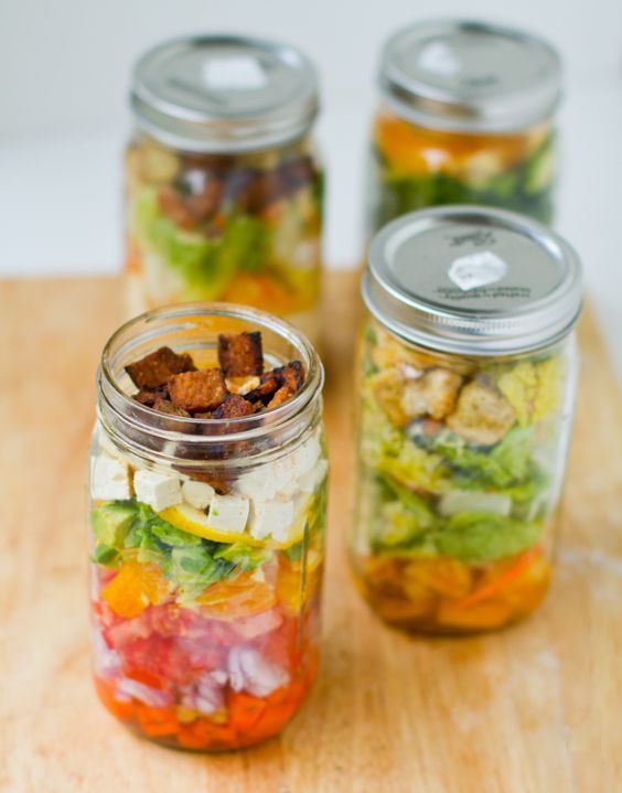 Salad In a Jar.