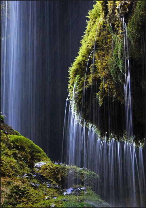 Schleierfall waterfall ,Wilder Kaiser, Austria