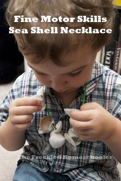 Sea Shell Necklace – Fine Motor Skills