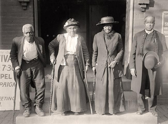 Slaves Reunion. Lewis Martin, Age 100; Martha Elizabeth Banks, Age 104; Amy Ware