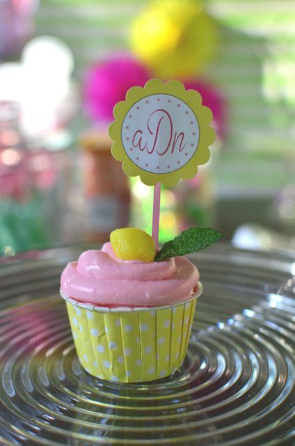 Spa Birthday Cupcakes #spa #cupcakes