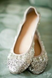 Sparkly flats