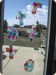 "Stained Glass" Easter Craft