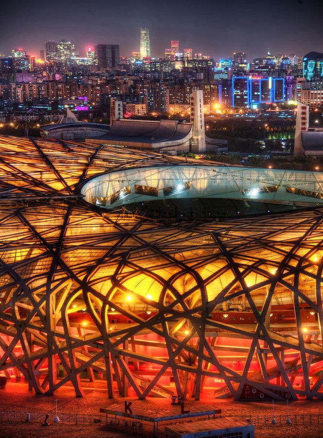 The Nest: Beijing National Stadium, Ai Weiwei.  A building of utter genius of en