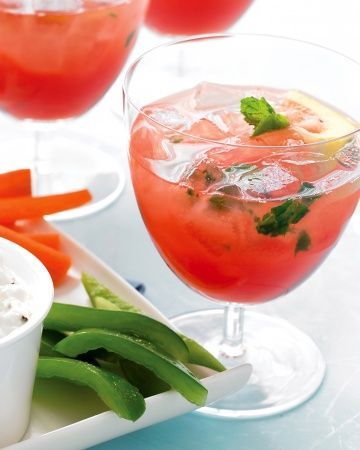 This watermelon lemonade is sure to be a crowd pleaser at a summer shower