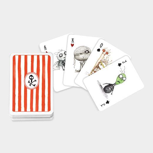 Tim Burton playing cards, i would LOVE these.