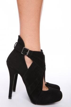 Velvet Wrap Platform – Black | NASTY GAL | Jeffrey Campbell shoes, Evil Twin, Mi