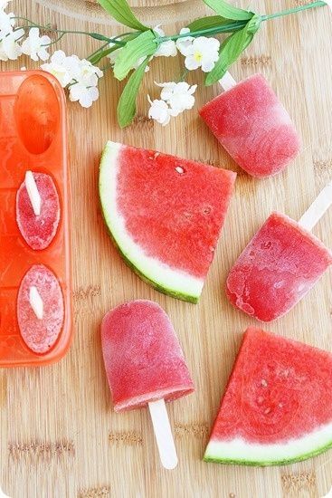 Watermelon Margarita Popsicles