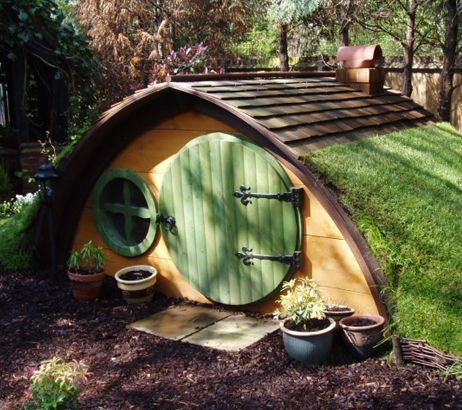 Why build your kids a tree house when you can make a hobbit hole?