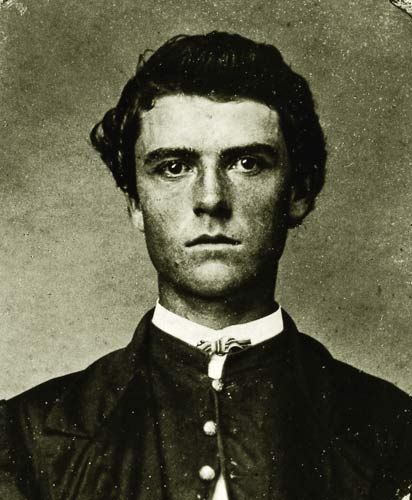 William “Buffalo Bill” Cody, age 19 years, c. 1865. (Buffalo Bill Hi