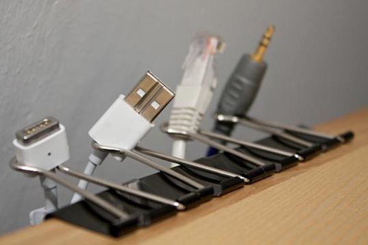 Wow, what a great idea for organizing all those cords!