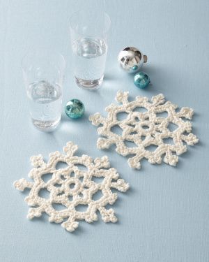 #crochet up some adorable snowflakes for the winter holidays! #DIY