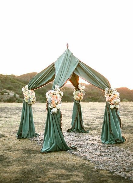 diy wedding tent