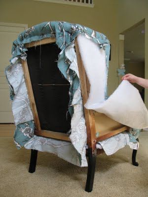 fantastic tutorial on how to reupholster a chair