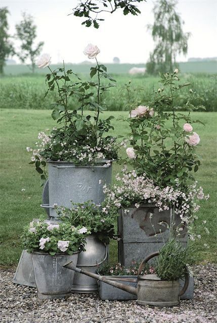 glavanized metal tubs