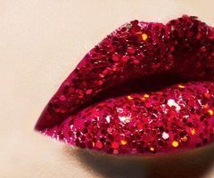 glitter lips