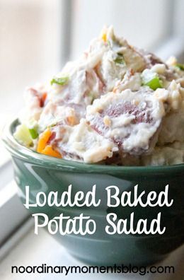 loaded baked POTATO salad