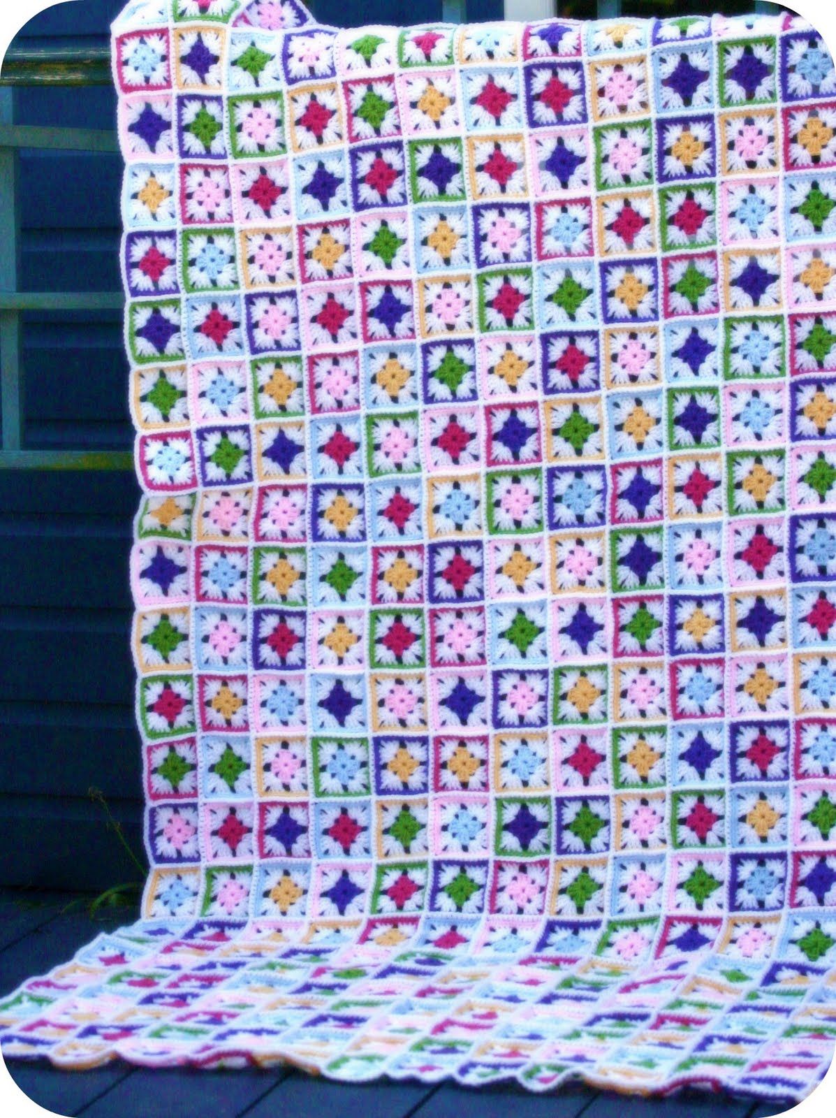 432 squares crochet