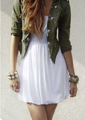 love the combo of military & sweet