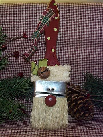 paint brush ornament   I have made these before and they are so cute and everyon