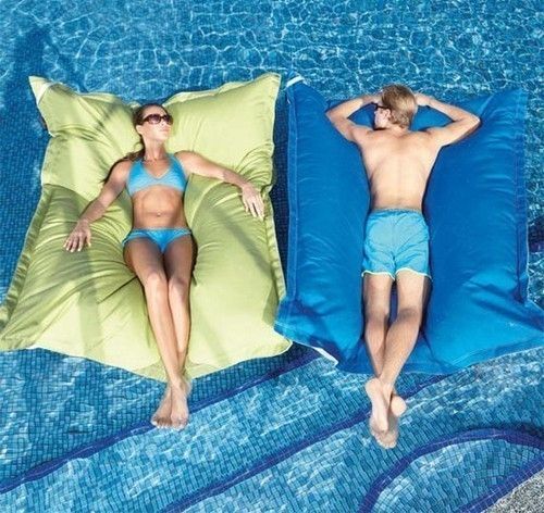 pool pillows.