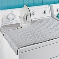 quilted ironing board with magnets for the top of the dryer! — no more wrestlin