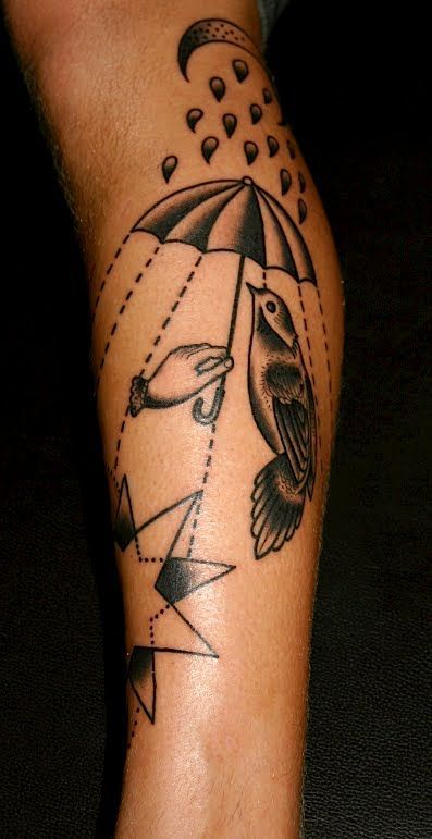 sarah bolen bird umbrella #tattoos