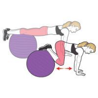 stability ball! "The Fastest Way to Lose 10 Pounds"