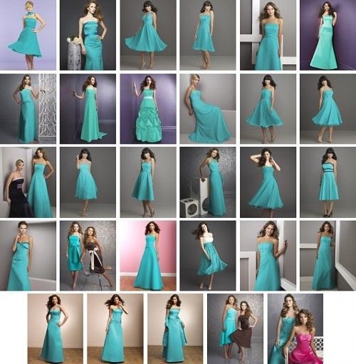 tiffany blue bridesmaid dresses