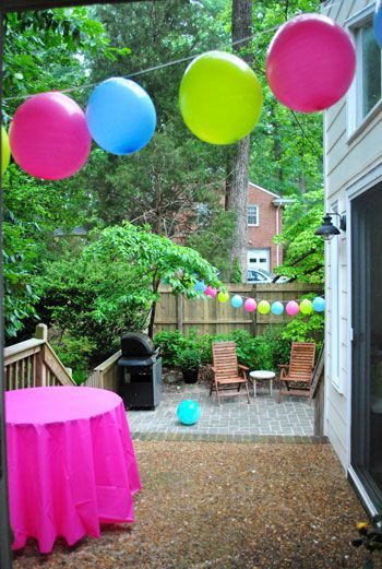 you’re into cheap party decor like those fun paper pom poms by Martha Stew