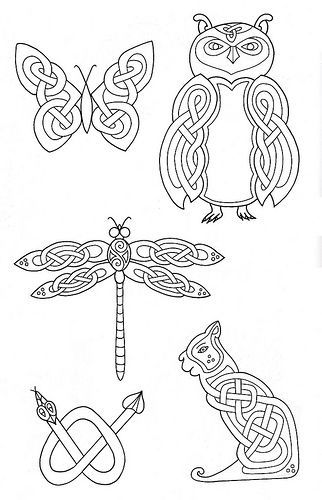 zoomorphic celtic animals